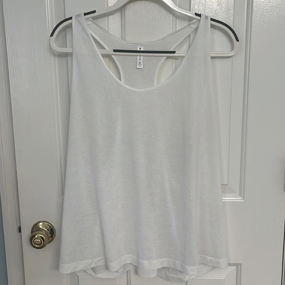 Athleta breezy racerback tank size 2x